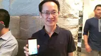 Lin Bin, Co-founder dan Presiden Xiaomi (Liputan6.com/Denny Mahardy)