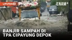 Ngenes! Banjir Sampah Landa TPA Cipayung Depok