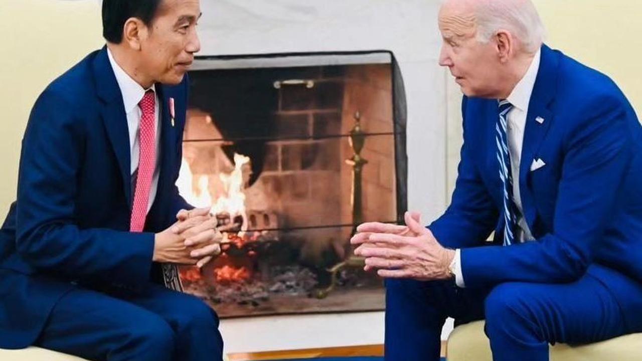 Jokowi salah satunya berbicara tentang kondisi di Gaza Palestina. Jokowi mendorong Amerika mendukung adanya gencatan senjata.