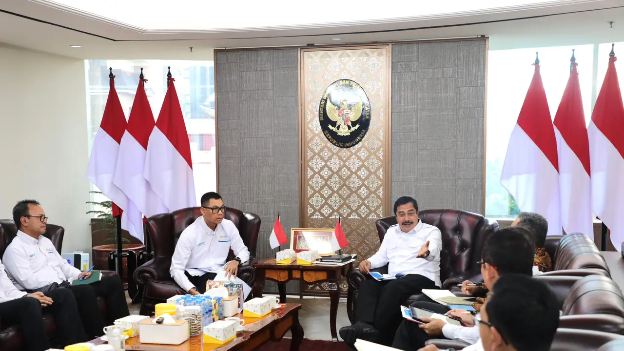 Menteri Imigrasi dan Pemasyarakatan Agus Andrianto menggelar audiensi bersama Direktur Utama PLN, Darmawan Prasodjo, di Gedung Sentramulia. (Foto: istimewa)