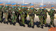 Citizen6, Lebanon: Peringatan HUT TNI kali ini bertema, "Dengan Keterpaduan dan Profesionalisme, TNI Bersama Komponen Bangsa Siap Menjaga dan Menegakkan Kedaulatan Serta Keutuhan NKRI". (Pengirim: Badarudin Bakri)