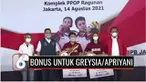 Sukses merebut medali emas Olimpiade Tokyo 2020, pasangan bulutangkis ganda putri Greysia Polii/Apriyani Rahayu, menuai banyak apresiasi. Terbaru, keduanya menerima hadiah berupa rumah senilai Rp 3,3 miliar dari Yayasan Pembangunan Jaya dan uang tuna...