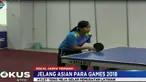 Berita video soal target cabang olahraga tenis meja dan anggar di Asian Para Games 2018. (Fokus Indosiar)