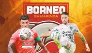 Borneo FC - Stefano Lilipaly dan Felipe Cadenazzi (Bola.com/Adreanus Titus)