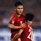Gelandang Timnas Vietnam, Nguyen Quang Hai, menjadi pemain terbaik di Piala AFF 2018. (AFP/Nhac Nguyen)
