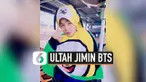 BTS memberikan kejutan untuk Jimin yang tengah berulang tahun ke-25. Kejutan diberikan saat konser bertajuk Speak Yourself di Riyadh, Arab Saudi, Jumat (11/10/2019)