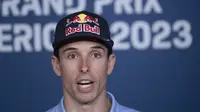 Pembalap Gresini Ducati, Alex Marquez tiba-tiba mengalami mual saat mengikuti sprint race MotoGP Amerika Serikat (AFP)