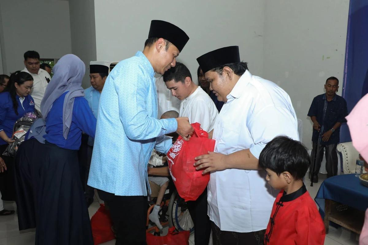 25 Tahun Partai Demokrat, AHY: Perhatian ke Anak Yatim dan Disabilitas Harus Diperkuat