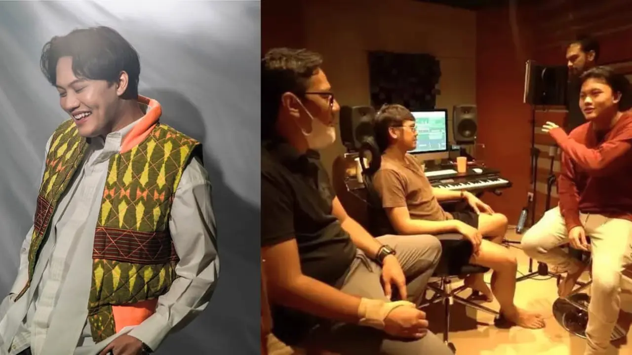 Potret ruang kerja Rizky Febian (Sumber: YouTube/Taulany TV)