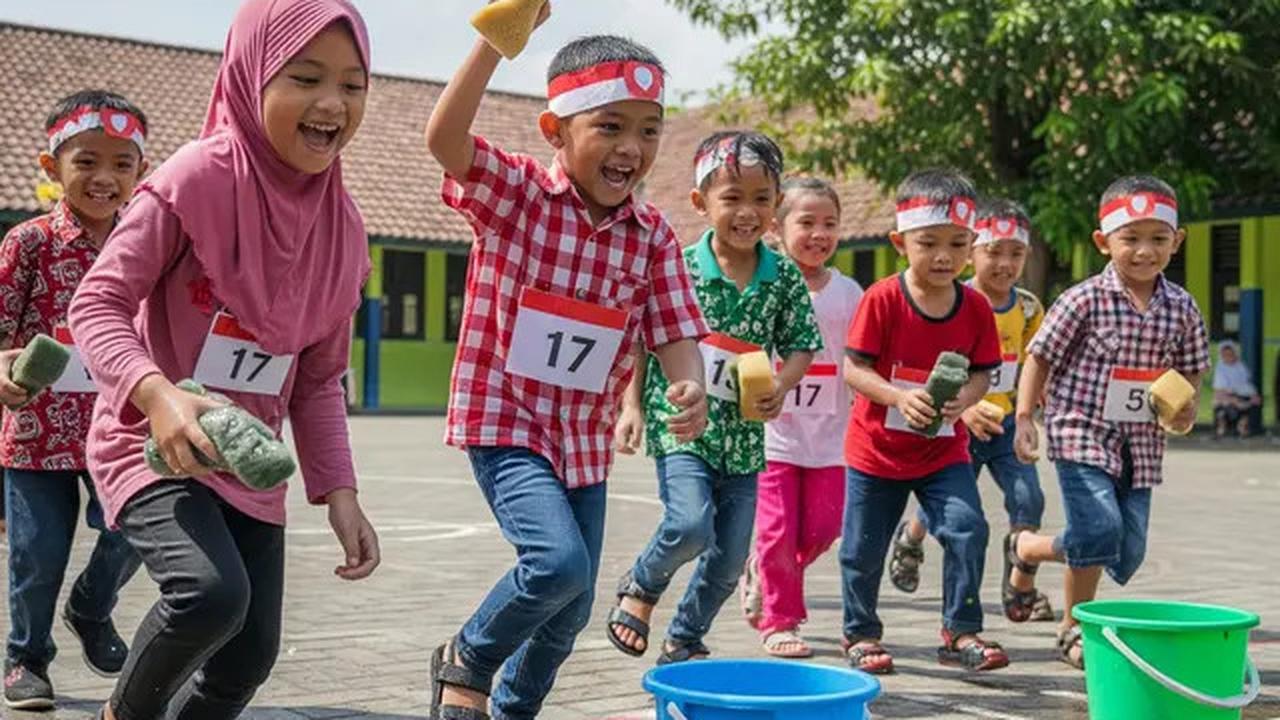 10 Ide Lomba PAUD tanpa Khawatir Cedera untuk Meriahkan 17 Agustus 1945 HUT RI ke-80