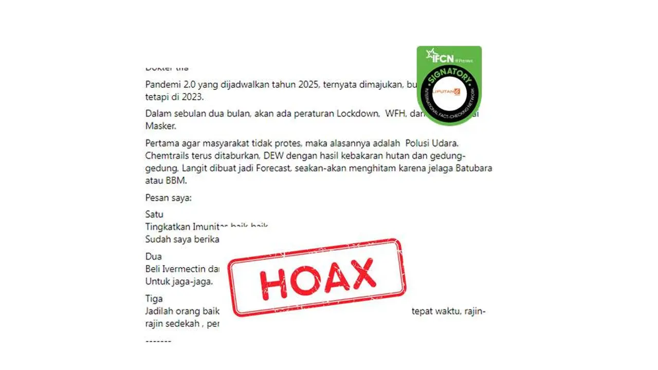 Cek Fakta pandemi 2.0