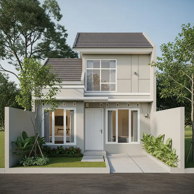 9 Model Rumah Sederhana Ukuran 7x12, Hunian dengan Desain Ideal