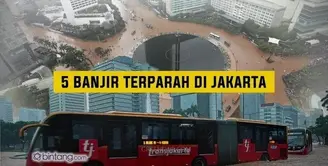 5 Banjir Terparah di Jakarta