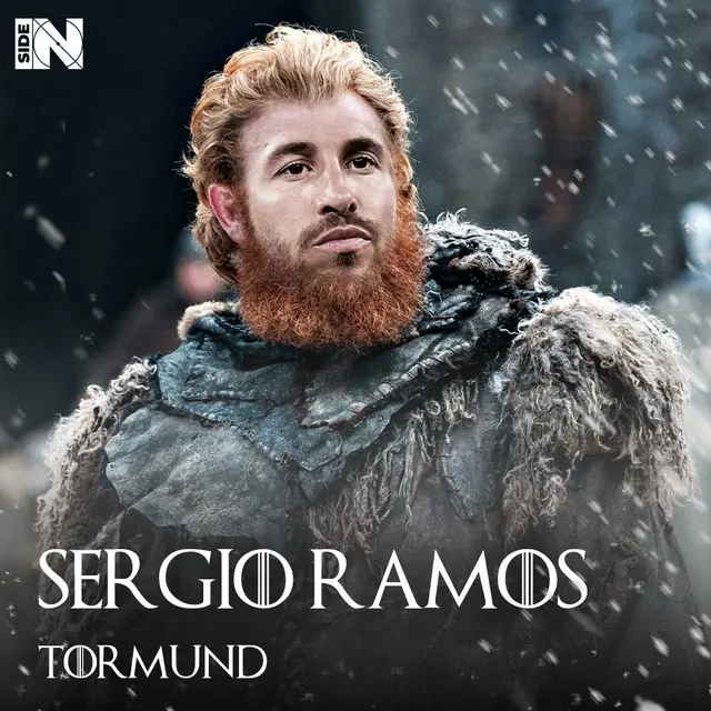 Foto Editan Pemain Bola Jadi Karakter Film Game of Thrones