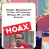 Ragam Hoaks Terkait PSI, Simak Daftarnya