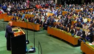 Trump Pidato di Sidang Majelis Umum PBB, Delegasi Kuba dan Iran Walk Out