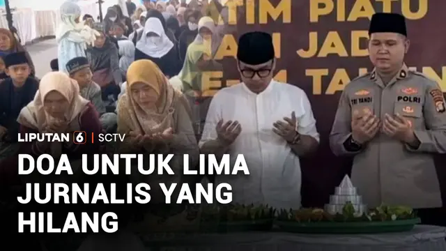 Ratusan Anak Yatim Piatu Doakan Jurnalis yang Hilang di Selat Sunda