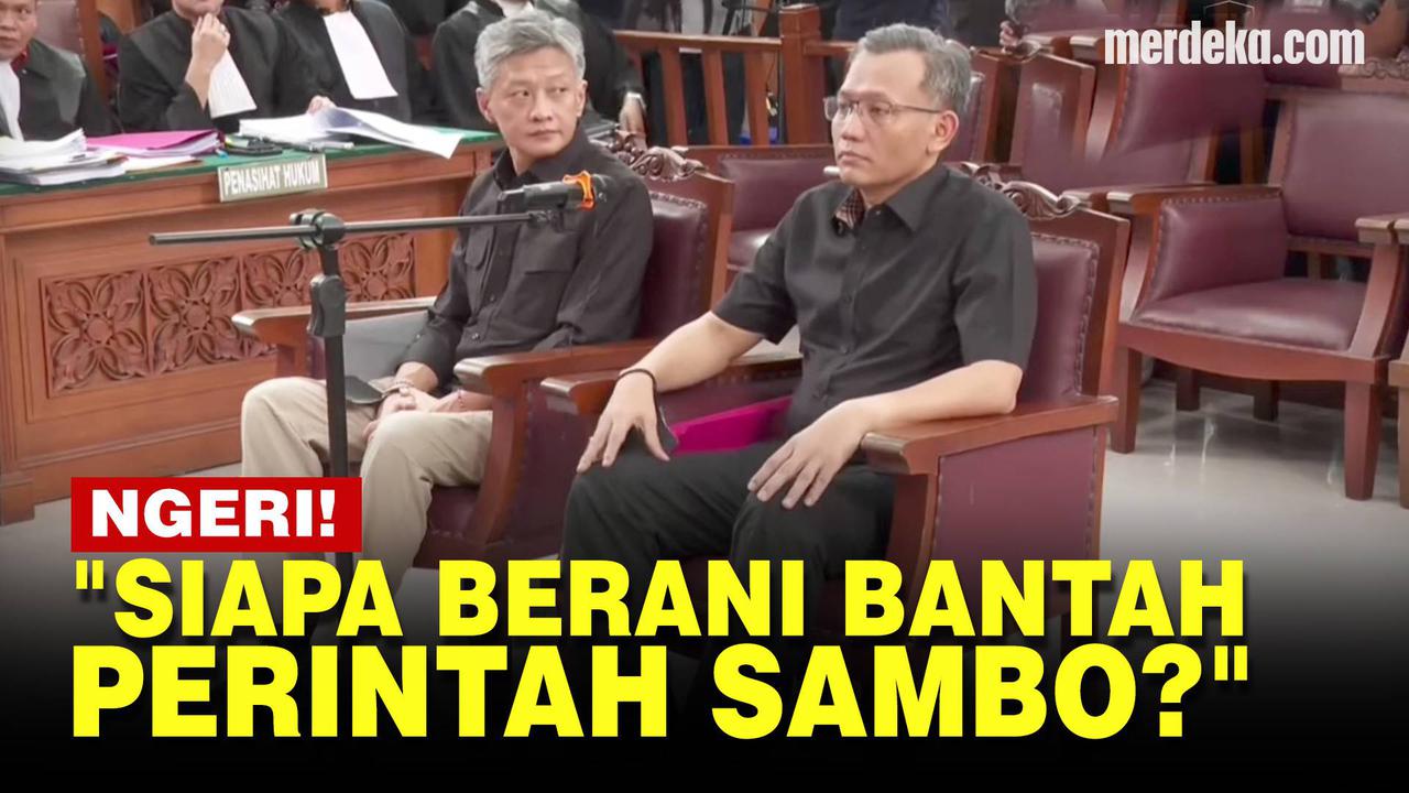 VIDEO: Hendra & Agus Balik Arah, Ngaku Jalankan Perintah Sambo soal CCTV