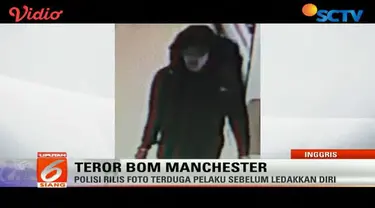 Polisi rilis foto terduga teroris bom Manchester, Salman Abedi