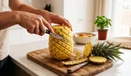 Cara Mengupas Nanas Bebas Sampah, 5 Teknik Mudah agar Daging Buah Tidak Terbuang Percuma