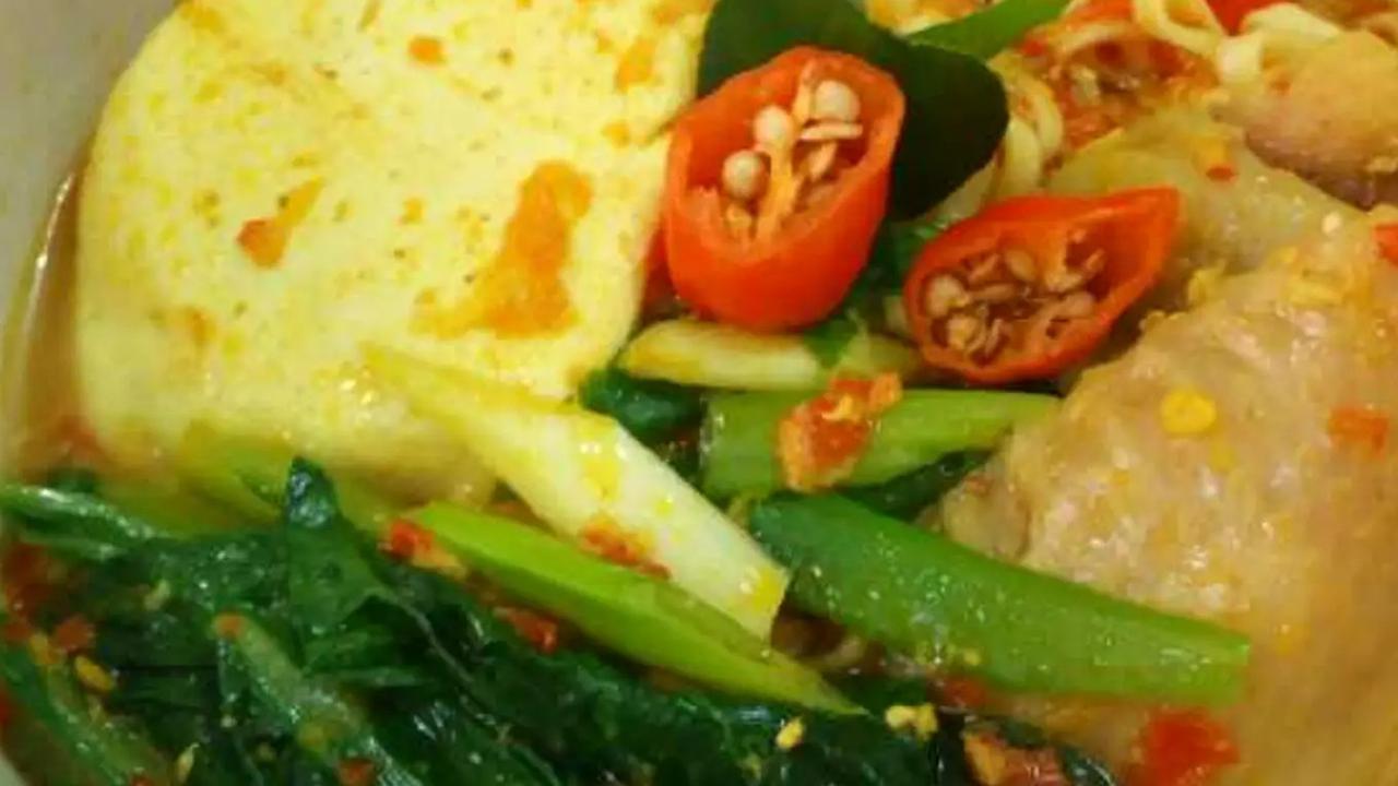 Menu Masakan Mie Ayam Bumbu Kari