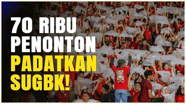 VIDEO: Keren! Penonton Timnas Indonesia Vs Australia Pecahkan Rekor di Kualifikasi Piala Dunia 2026