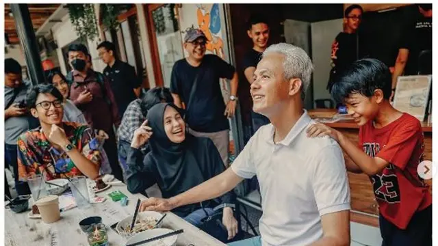 Santapan Ganjar Pranowo Sebelum dan Sesudah Tes Kesehatan: Mi Ayam, Jamu dan Pecel