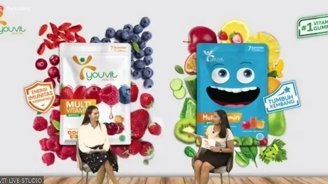 Peluncuran gummy multivitamin dari Youvit