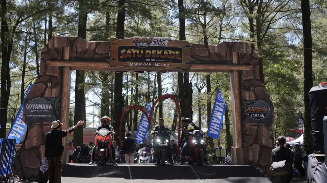 Maxi Yamaha Day 2025 Sambangi Makassar, Dihadiri Seribu Bikers Sulawesi Selatan (ist)