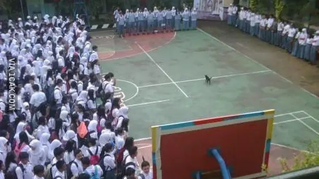 6 Momen Kocak saat Upacara Bendera Ini Bikin Rindu Sekolah, Penuh Kenangan