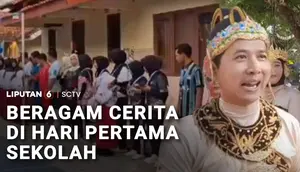 Beragam Cerita di Hari Pertama Sekolah