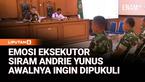 Sidang lanjutan kasus penyiraman air keras terhadap aktivis KontraS Andrie Yunus digelar di Pengadilan Militer II-08 Jakarta, Rabu (13/5/2026).