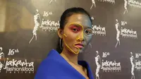 Makeup Benang Woll saat acara PAC Muaster Competition (dok.Liputan6.com/Devita Nur Azizah)