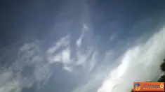 Citizen6, Belitung: Awan membentuk lafadz Allah SWT di langit Belitung. (Pengirim: Elmy)