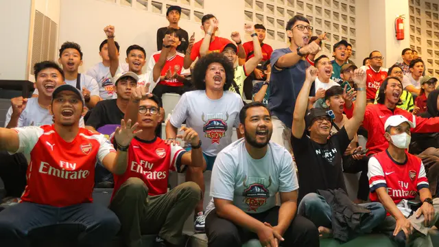 Foto: Acara Roaring Night Arsenal Vs Crystal Palace, Gathering Nasional Arsenal Indonesia Supporters