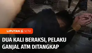 Pelaku kejahatan bermodus ganjal mesin anjungan tunai mandiri ditangkap massa di Jalan Dermaga Raya, Klender, Duren Sawit, Jakarta Timur, dini hari tadi. Sebelum ditangkap, pelaku sudah dua kali beraksi di gerai ATM yang sama.