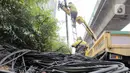 Selain itu, penataan ini juga sebagai sebagai tindak lanjut amanat Pergub Nomor 106 Tahun 2019 tentang Pedoman Penyelenggaraan Infrastruktur Jaringan Utilitas. (Liputan6.com/Herman Zakharia)