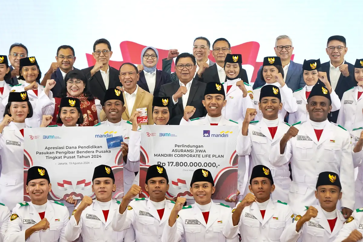 Inilah Wujud Apresiasi Bank Mandiri untuk 76 Anggota Paskibraka Tingkat Pusat