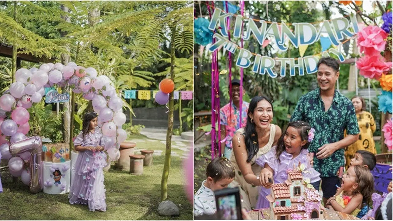 6 Potret Perayaan Ultah Kinandari Anak Happy Salma, Meriah Penuh Keceriaan