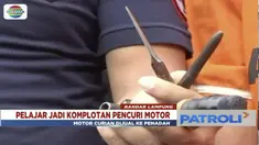 Terlibat 10 kali mencuri motor, tiga orang pelajar SMA asal Jabung, Lampung Timur, ditangkap polisi.