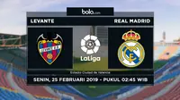 La Liga: Levante Vs Real Madrid (Bola.com/Adreanus Titus)