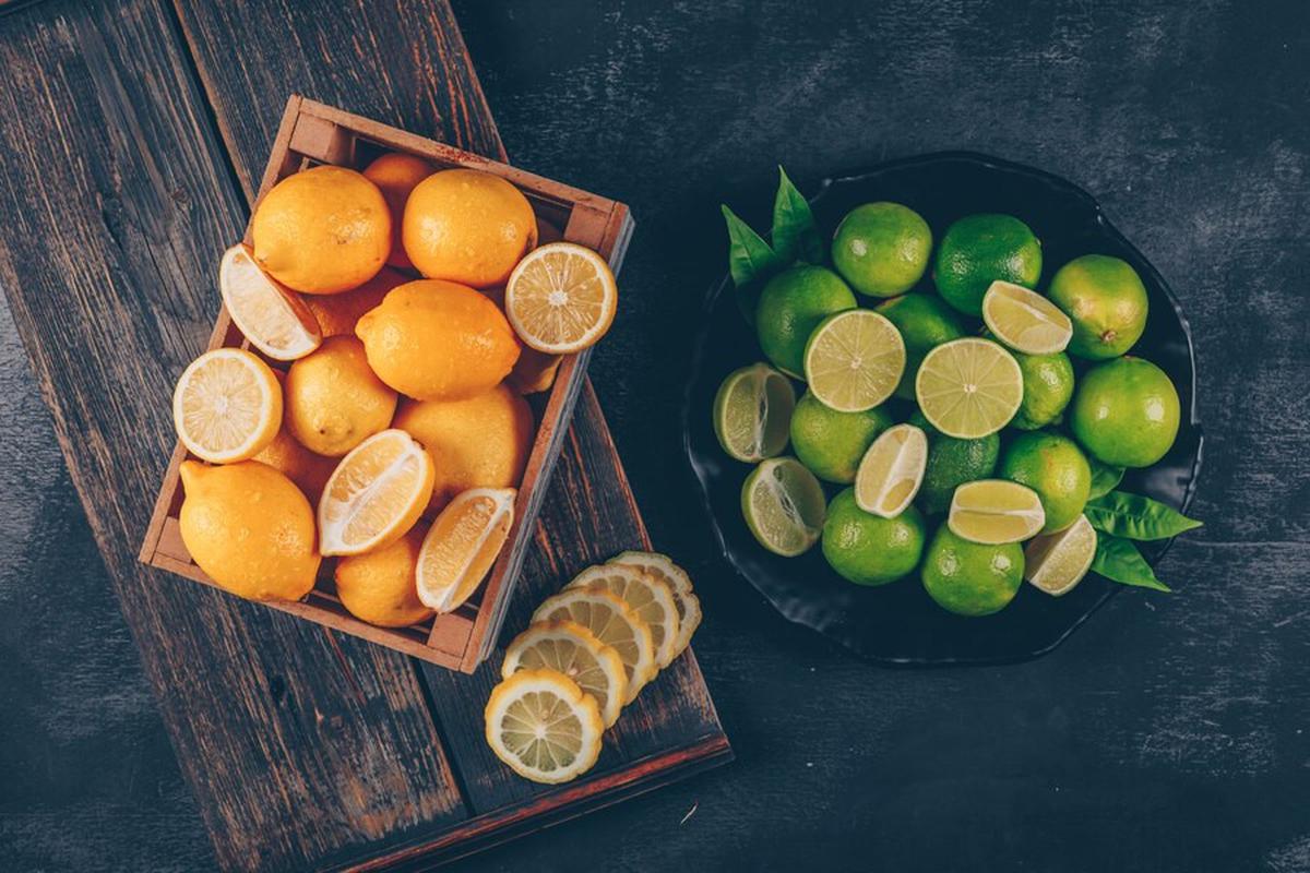 Ilustrasi jeruk nipis dan lemon/freepik.com/ 8photo