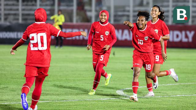 Pemain Timnas Putri Indonesia vs Singapura