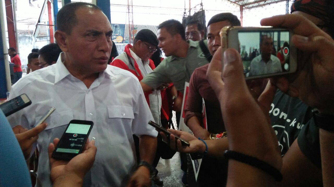 Calon Gubernur Sumut Edy Rahmayadi. (Liputan6.com/Reza Efendi)