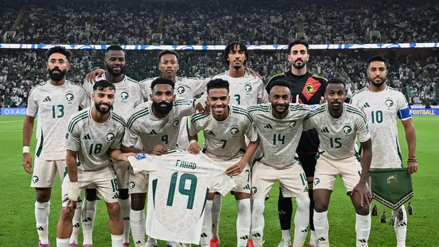 Starting XI Timnas Arab Saudi