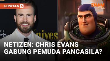 Pakaian Chris Evans Disorot Netizen