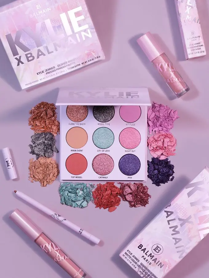 Kolaborasi Makeup dengan Balmain, Kylie Jenner Ditunjuk Jadi Direktur Artistik