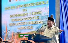 Prabowo: Tidak Ada Negara Kuat Tanpa Pangan yang Aman dan Berkesinambungan