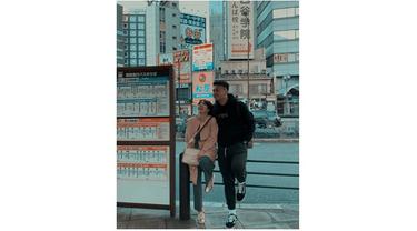 Gisella Anastasia dan Wijin menghabiskan waktu jalan-jalan di setiap sudut kota Tokyo