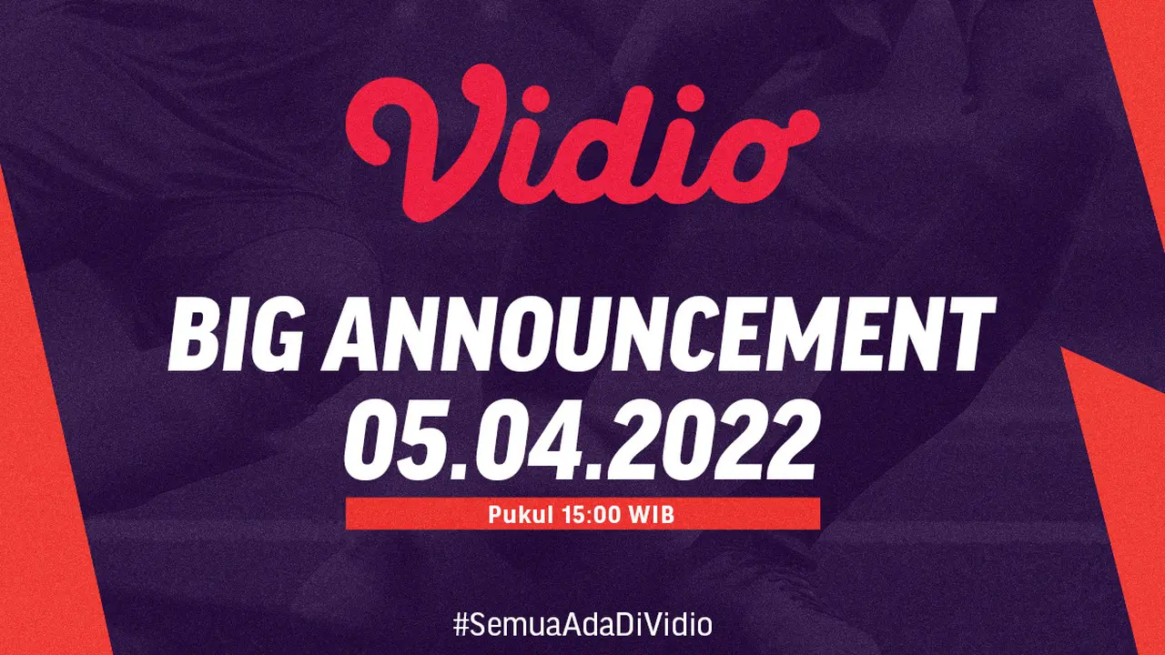 Vidio Membuat Grand Announcement dan Siap Memberikan Kejutan Pecinta Sepak Bola Indonesia